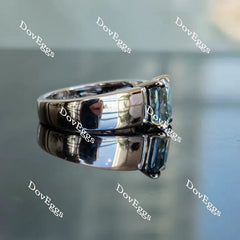 Doveggs wide band engagement ring only semi-mount only(Exclusively to DovEggs Stones)