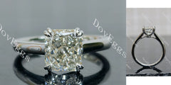 The Jessica Radiant Pave Lab Grown Diamond Engagement Ring