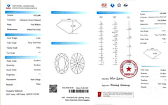 2.14ct Oval Brilliant Cut Lab Diamond – Fancy Vivid Pink Color VVS1 | Doveggs Certified