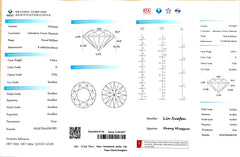 2.041ct Round Lab Diamond - D Color VVS2 | Doveggs Certified