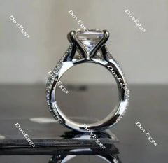 Doveggs curved band engagement ring only semi-mount only(Exclusively to DovEggs Stones)