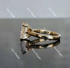 Doveggs solitaire engagement ring semi-mount only(Exclusively to DovEggs stones)