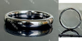 Doveggs plain wedding band-2.0/3.0mm band width