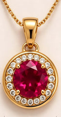 Group Order halo art deco pendant necklace semi-mount only(Exclusively to DovEggs Stones)