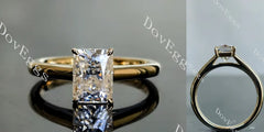 Doveggs solitaire engagement ring semi-mount only(Exclusively to DovEggs Stones)