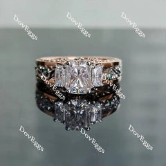 Mi amore eterno Julieann hard engraved vintage engagement ring only semi-mount only(Exclusively to DovEggs Stones)