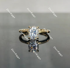 Bailey Jackson solitaire engagement ring semi-mount only(Exclusively to DovEggs Stones)