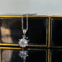 Doveggs premade solitaire 0.5ct moissanite pendant necklace (pendant only)