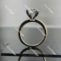 Doveggs solitaire engagement ring semi-mount only(Exclusively to DovEggs stones)