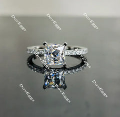 Doveggs pave engagement ring only semi-mount only(Exclusively to DovEggs Stones)