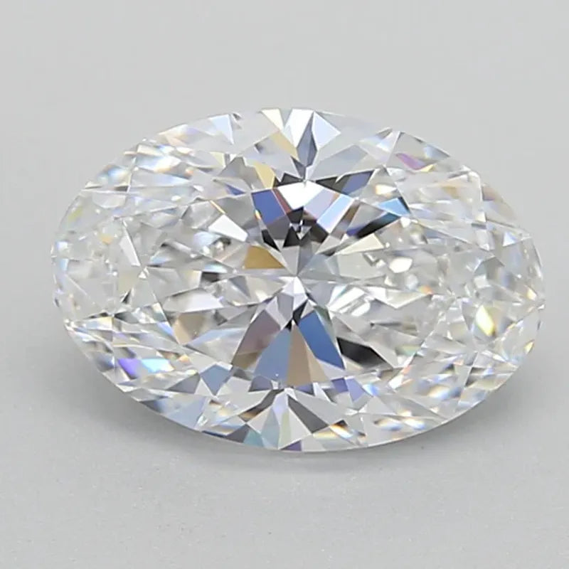 DovEggs 1ct Oval Cut Lab Diamond Guaranteed D-G Color VS Clarity and above, Excellent to ldeal Cut (Certified)