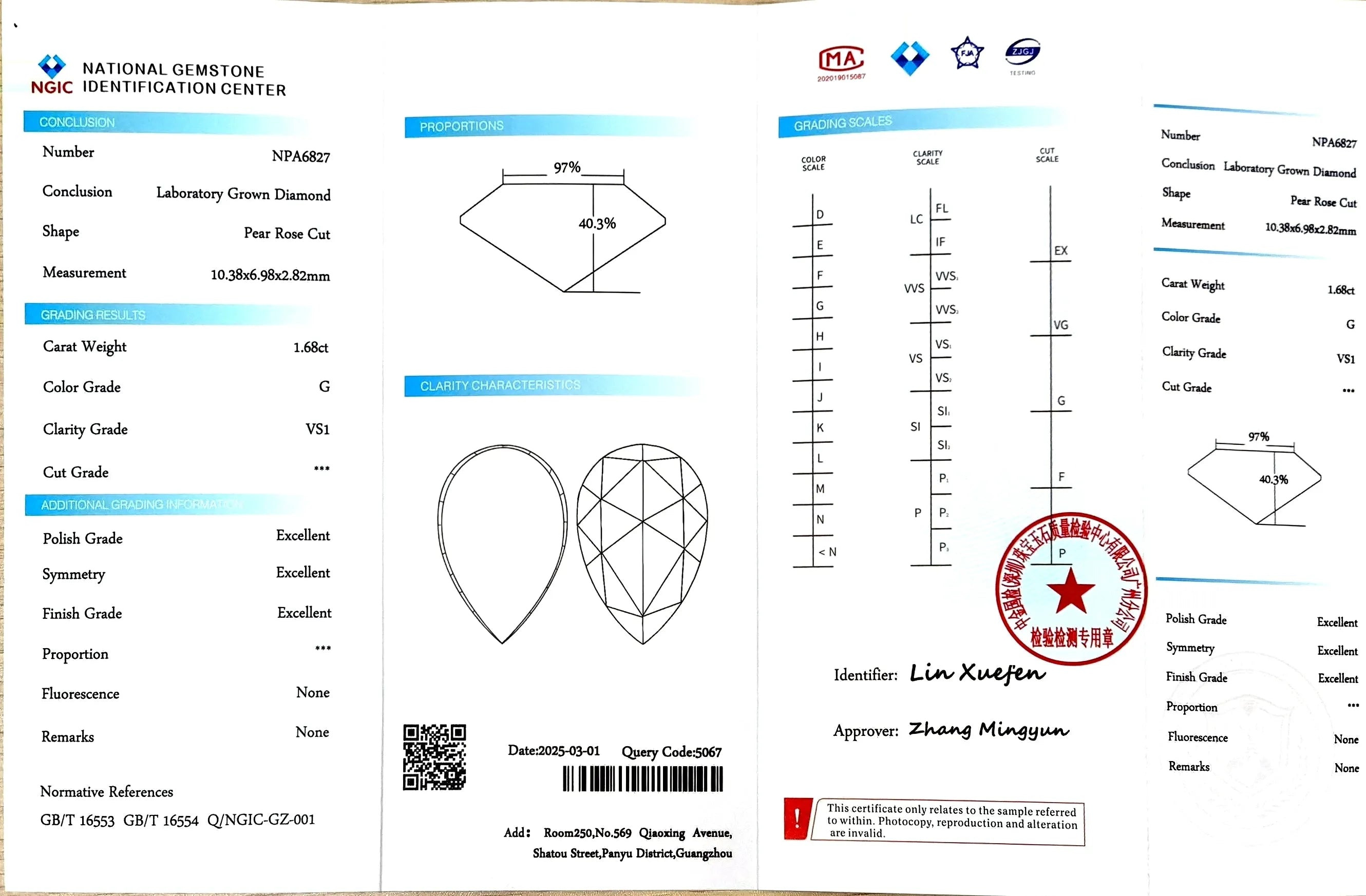 1.68ct Pear Rose Cut Lab Diamond - G Color VS1 | Doveggs Certified