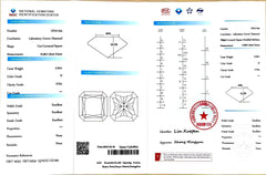 3.02ct Radiant Cut Lab Diamond - D Color VVS1 Clarity | Doveggs Certified