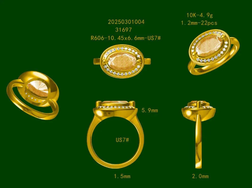 Bezel halo engagement ring semi-mount only(Exclusively to DovEggs Stones)