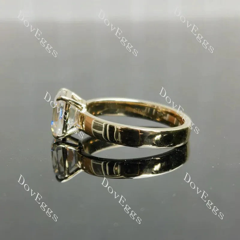 Solitaire lab diamond engagement ring semi-mount only(Exclusively to DovEggs Stones)