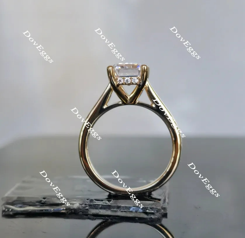 Doveggs solitaire engagement ring semi-mount only(Exclusively to DovEggs stones)
