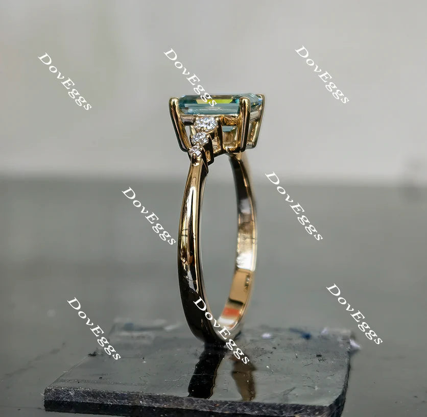 Doveggs side stones engagement ring only semi-mount only(Exclusively to DovEggs Stones)