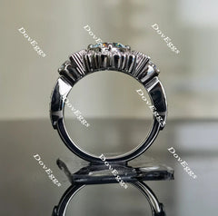 Doveggs art deco engagement ring only semi-mount only(Exclusively to DovEggs Stones)