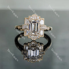 Doveggs pave engagement ring only semi-mount only(Exclusively to DovEggs Stones)