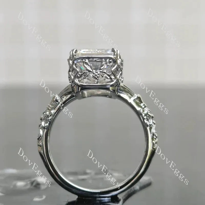 Beth's heirloom solitaire vintage art deco engagement ring semi-mount only(Exclusively to DovEggs Stones)