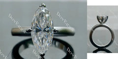 DovEggs hidden halo engagement ring only semi-mount only(Exclusively to DovEggs Stones)