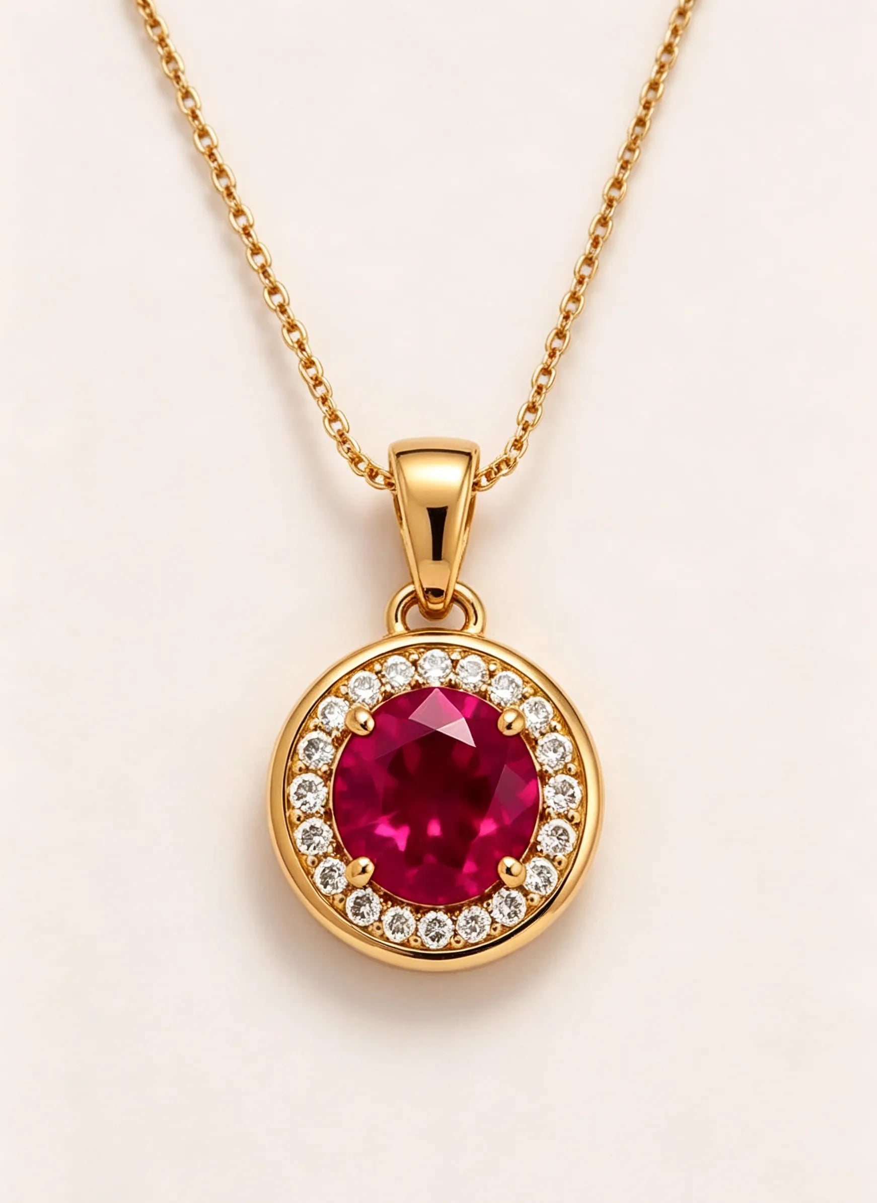 Group Order halo art deco moissanite/colored gem pendant necklace (pendant only)