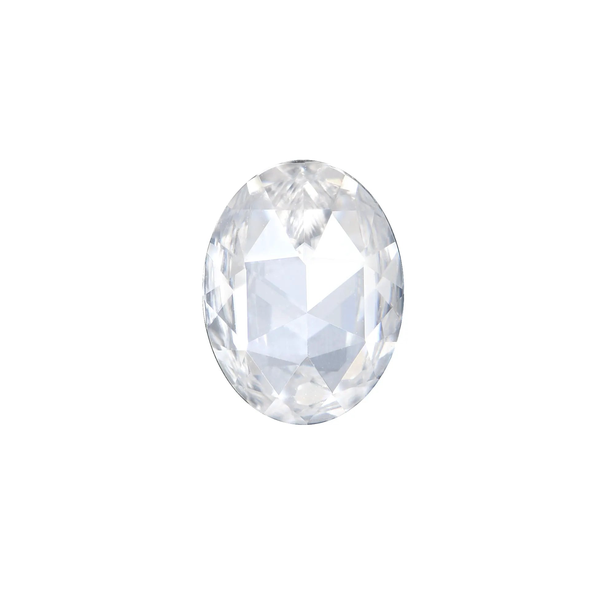 Doveggs 1ct-5ct Oval Rose Cut moissanite loose stone