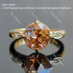 Octagon art deco side stones lab diamond engagement ring only semi-mount only(Exclusively to DovEggs Stones)
