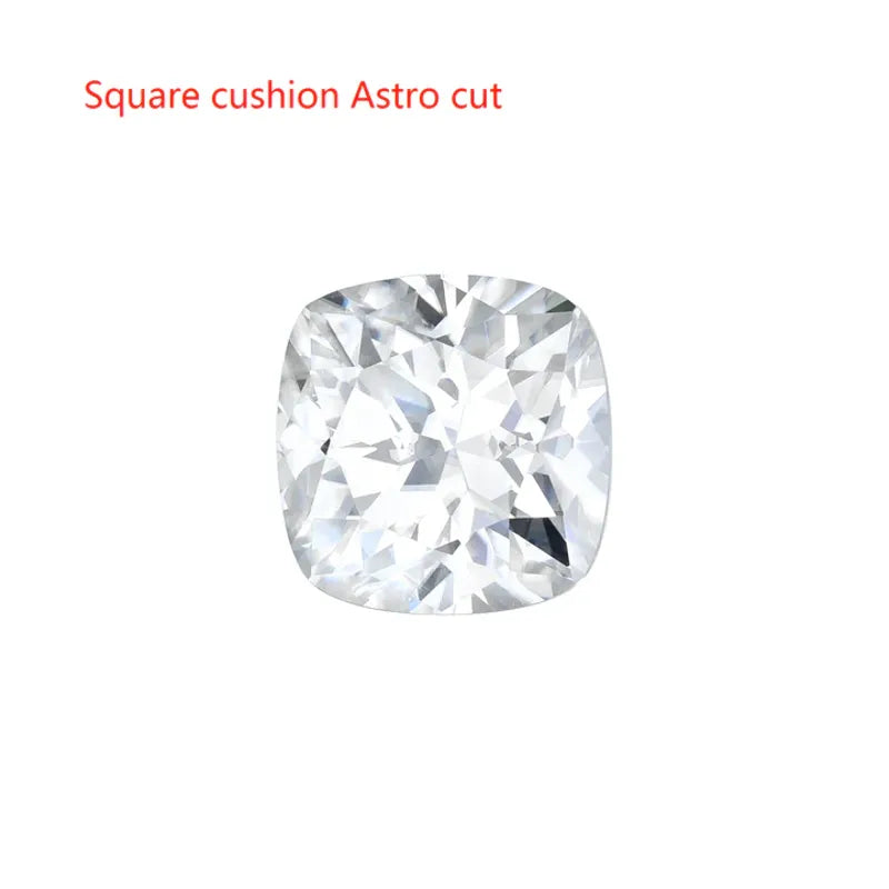 Doveggs 1ct-5ct Astro cut moissanite loose stone