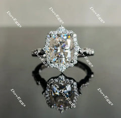 Doveggs halo engagement ring semi-mount only(Exclusively to DovEggs Stones)