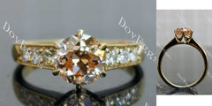 Doveggs pave art deco engagement ring only semi-mount only(Exclusively to DovEggs Stones)